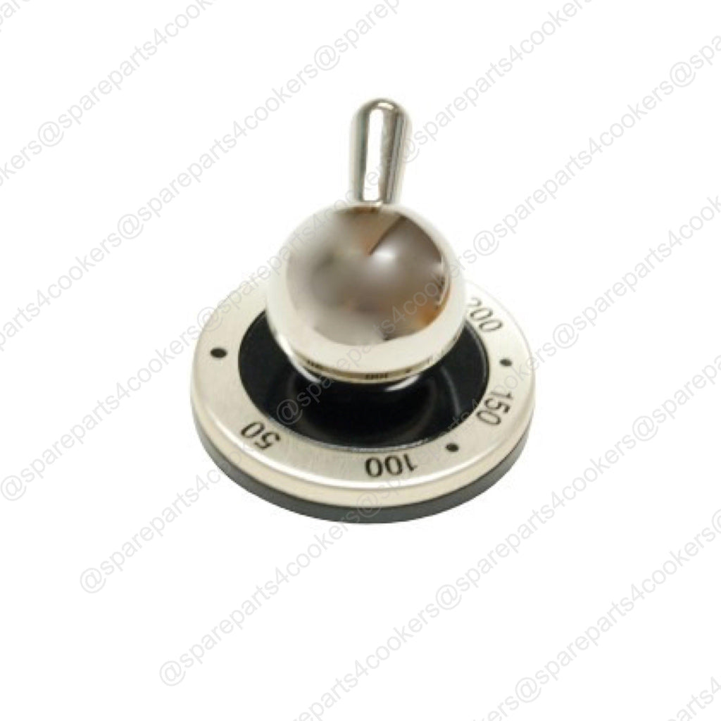 BRITANNIA Oven Thermostat Control Knob - Chrome G3610008 - spareparts4cookers.com