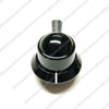 FALCON Black and Chrome Control Knob 6mm Spindle P029209 FVLP029209 - spareparts4cookers.com