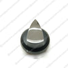 RANGEMASTER GENUINE Elan Hob Control Knob Black and Chrome P026837 FVLP026837 - spareparts4cookers.com