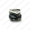 RANGEMASTER GENUINE Elan Thermostat Control Knob Black and Chrome P028873 P045519 FVLP028873 - spareparts4cookers.com