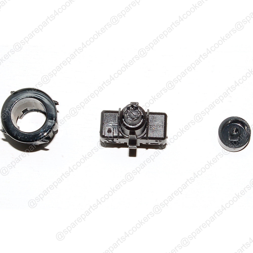 RANGEMASTER Genuine Ignition Switch and Button Black A094271 - spareparts4cookers.com