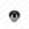 RANGEMASTER Professional Plus Gas Hob Control Knob Black & Chrome P040582 P059074 - spareparts4cookers.com