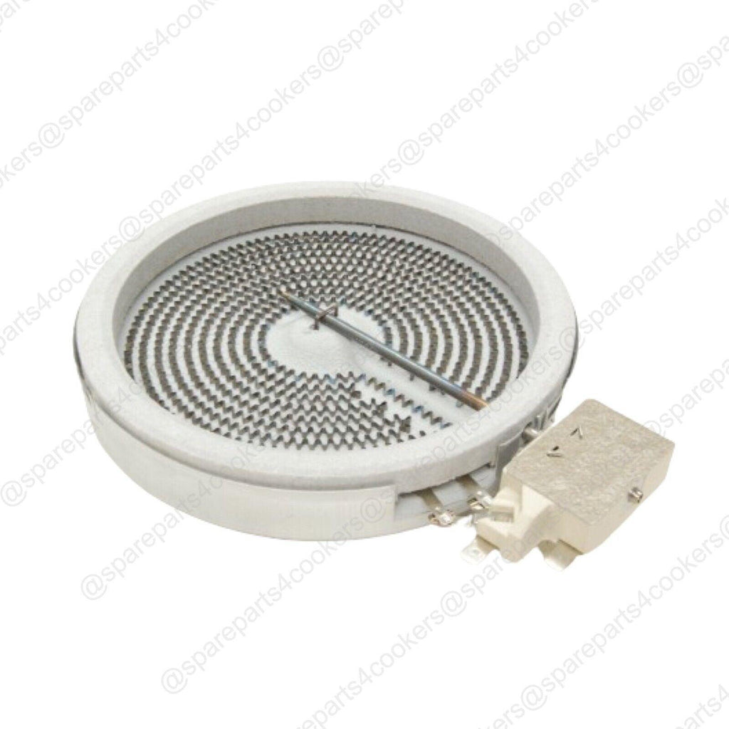 RANGEMASTER Small Ceramic Hob Single Element 1200W EGO 10.54111.003 P027152 - spareparts4cookers.com