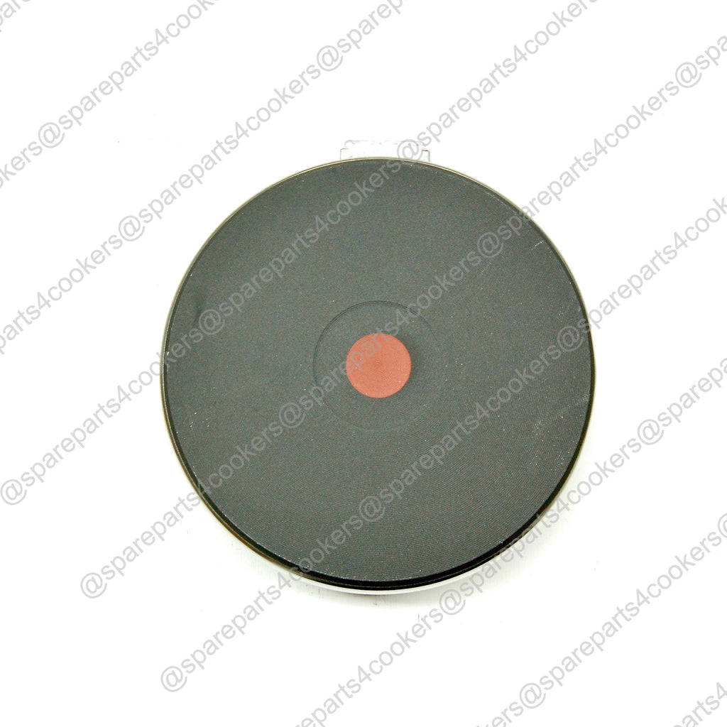 UNIVERSAL RED SPOT Large Solid Hotplate Element: 2000W / 180MM Dia. / 8mm rim - spareparts4cookers.com