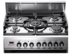 DeLonghi DDC 707 DF Modern 70cm Double cavity Gas Range Cooker Steel - spareparts4cookers.com