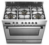 DeLonghi DSR 927 DFX Space Single cavity Dual Fuel Range Cooker Steel - spareparts4cookers.com