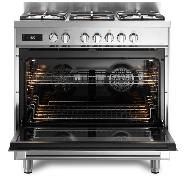 DeLonghi DSR 927 DFX Space Single cavity Dual Fuel Range Cooker Steel - spareparts4cookers.com