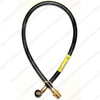 GAS COOKER HOSE 3FT x 3/8" Micropoint NG - BS669-1 - spareparts4cookers.com