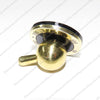 ILVE Genuine Black and Brass Thermostat Control Knob G3610014 G/361/00/14 - spareparts4cookers.com