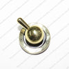 ILVE Genuine Original 9 Function Type Black and Brass Control Knob SP-I/G3030014 - spareparts4cookers.com