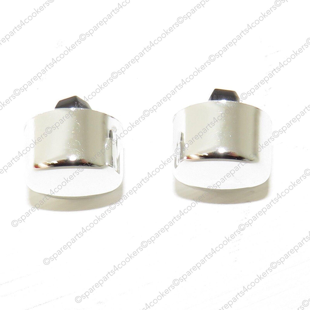 LEISURE Chrome Ignition  / Light Knobs P098103 x 2 - spareparts4cookers.com