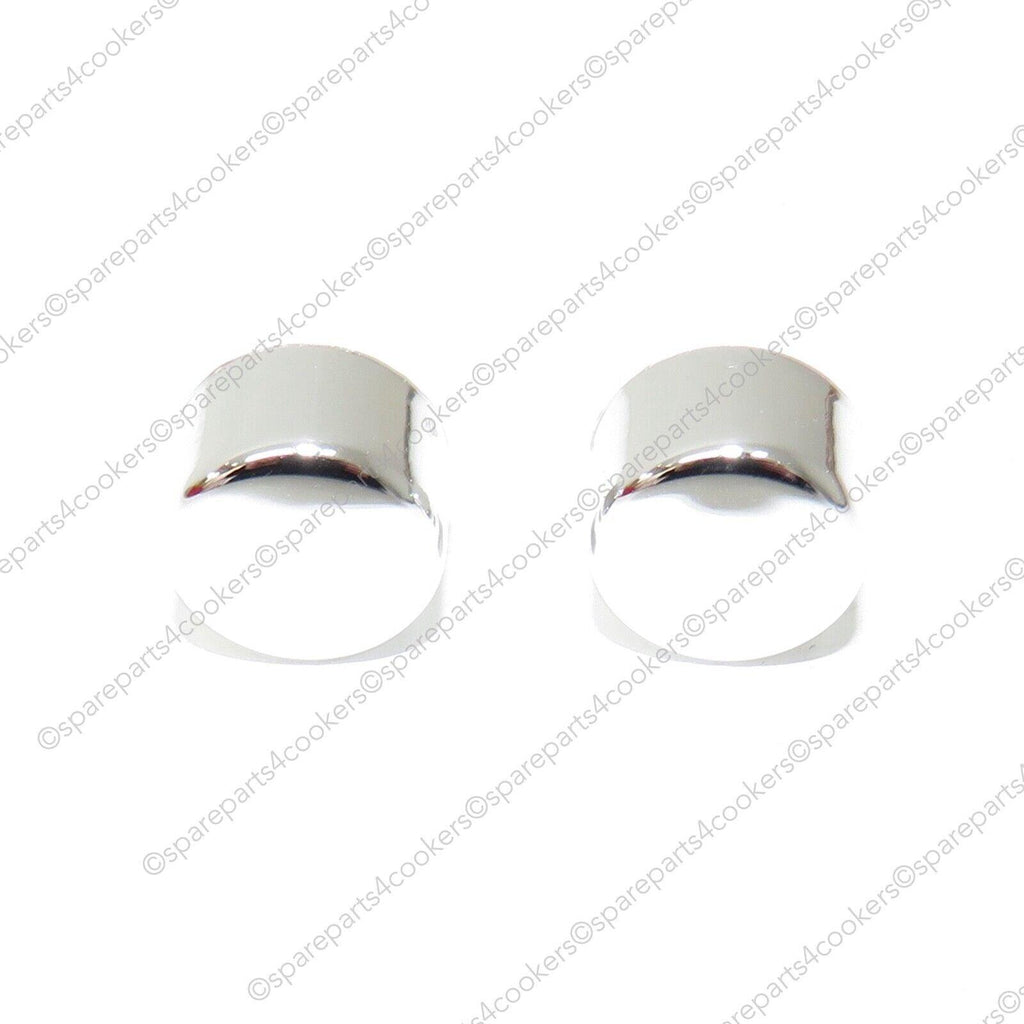 LEISURE Chrome Ignition  / Light Knobs P098103 x 2 - spareparts4cookers.com