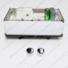 LEISURE RANGEMASTER 2 Shaft Timer/Clock A063730 P063726 P033054 with Silver Knobs - spareparts4cookers.com