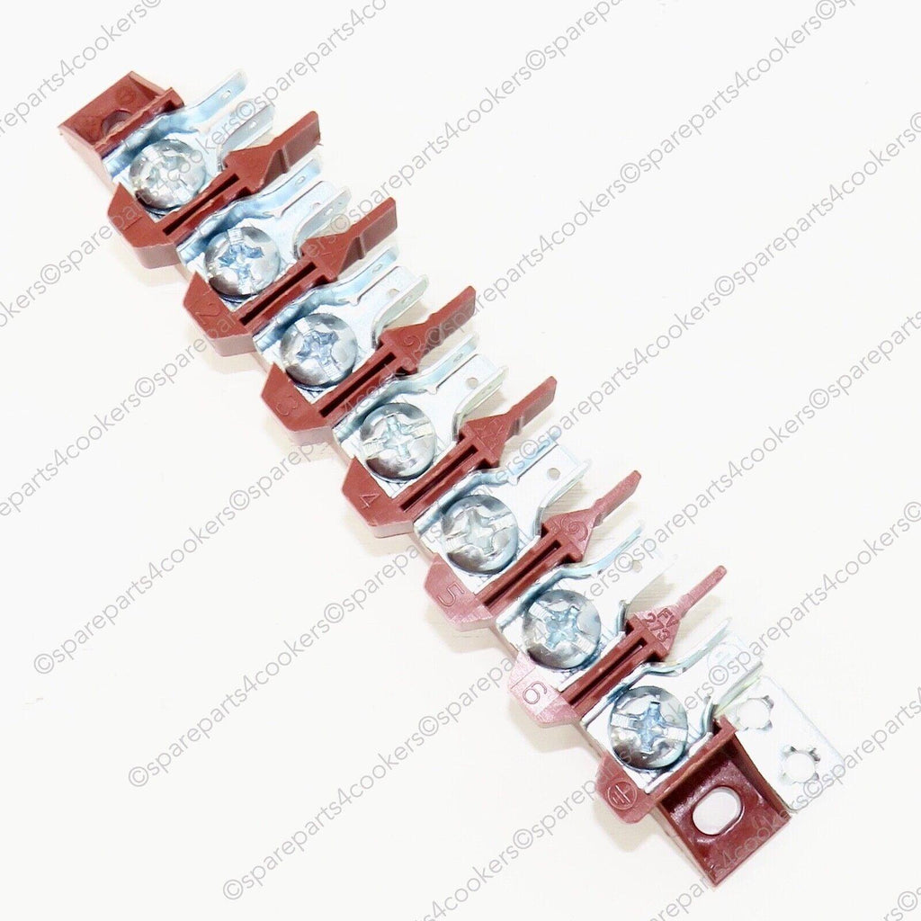 MERCURY 7-Way Mains Terminal Block P025657 - spareparts4cookers.com