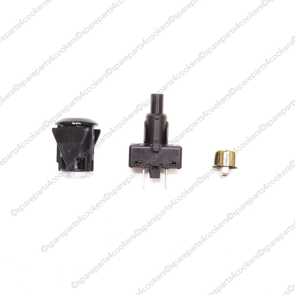 RANGEMASTER Genuine Ignition Switch and Button Gold A098527 - spareparts4cookers.com