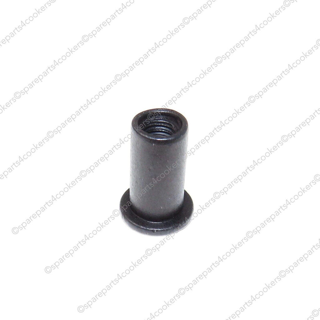 TECNIK M6 Rivnut Black Anodised For Door Catch Striker PinTo Fit In N003443 - spareparts4cookers.com